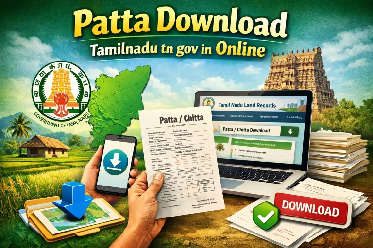 Patta Download Tamilnadu Tn Gov In Online