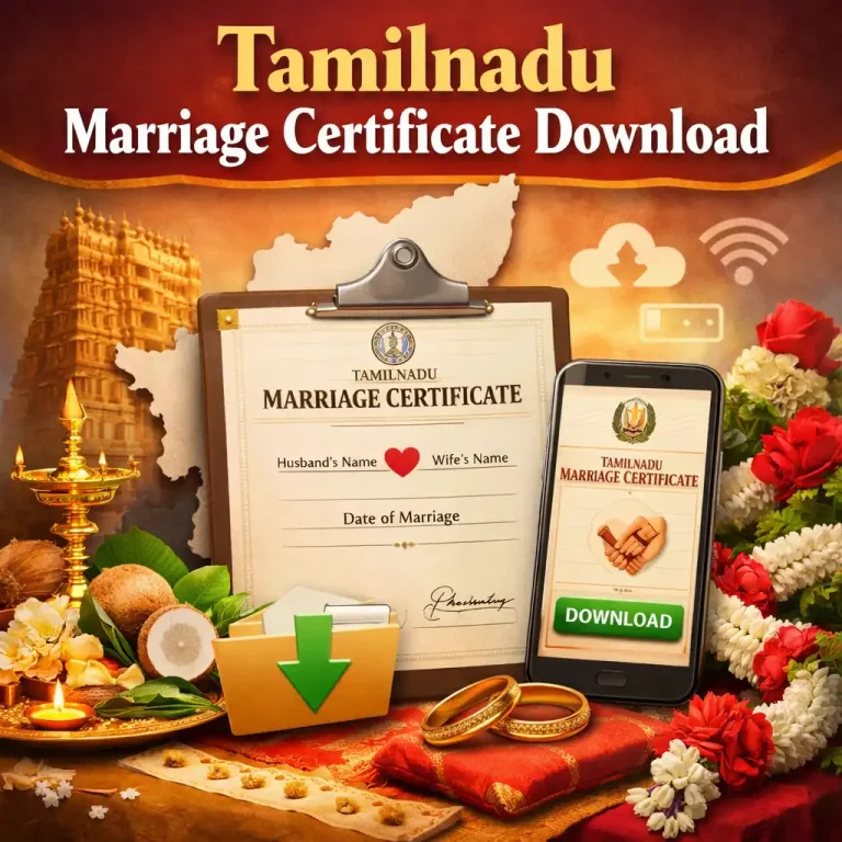 Tamilnadu Marriage Certificate Download